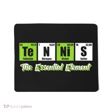 The Essential Element Funny Love Tennis Sience Mousepad