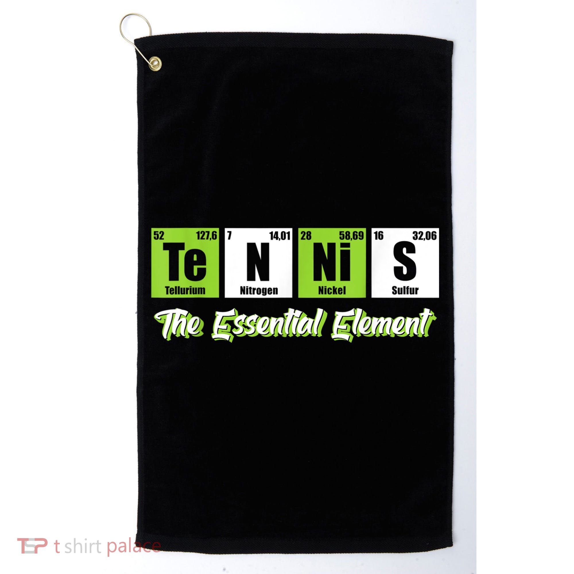 The Essential Element Funny Love Tennis Sience Golf Towel