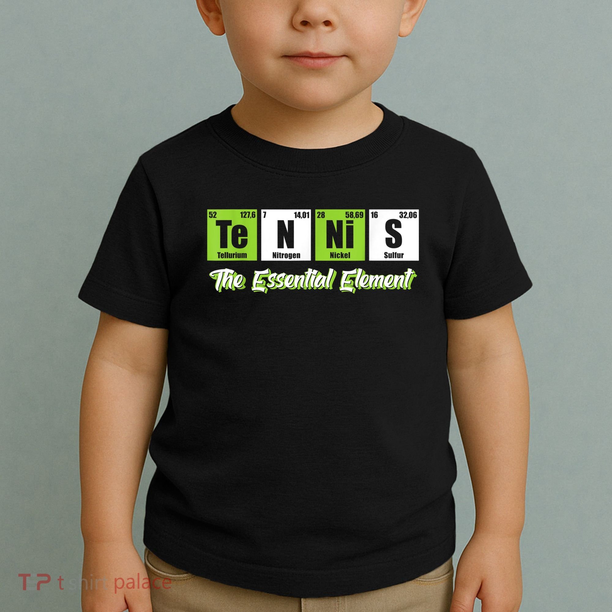 The Essential Element Funny Love Tennis Sience Toddler T-Shirt