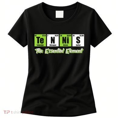 The Essential Element Funny Love Tennis Sience Women's T-Shirt