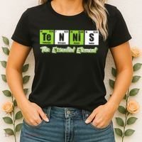 The Essential Element Funny Love Tennis Sience Women's T-Shirt thumb 2