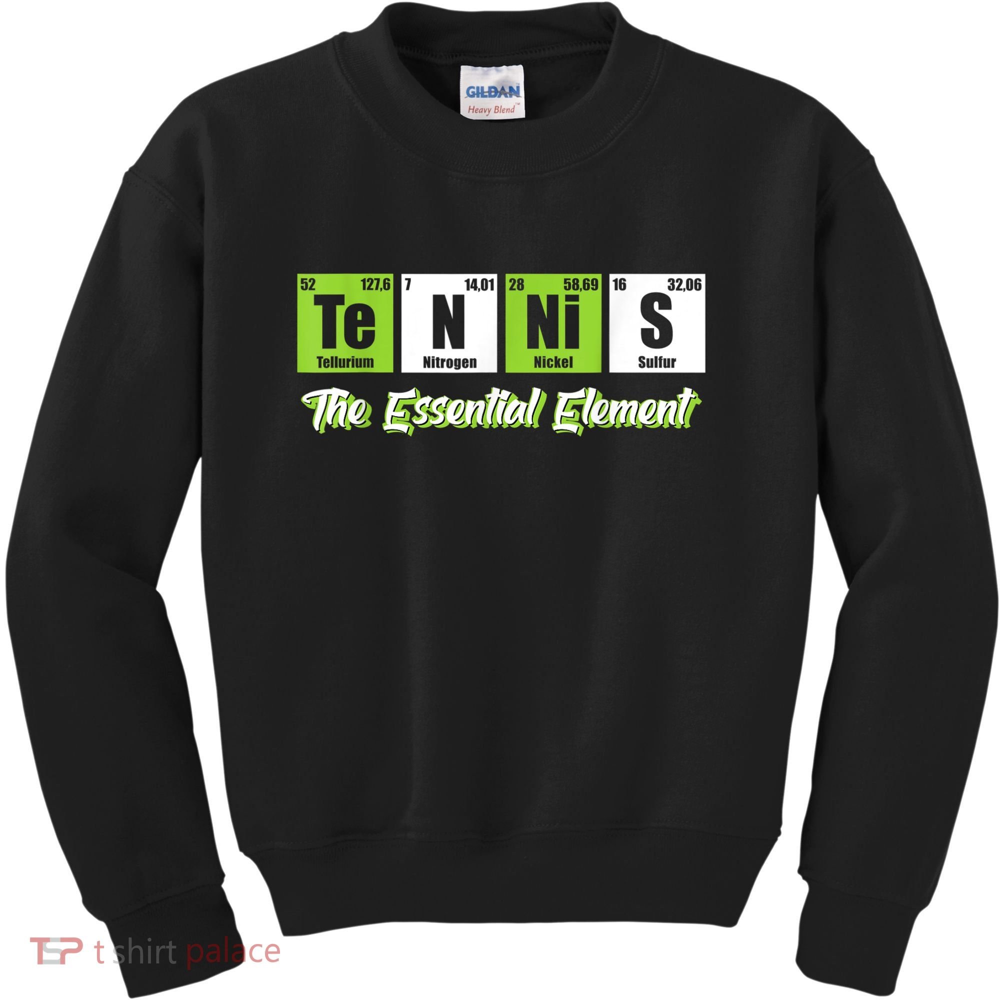 The Essential Element Funny Love Tennis Sience Kids Sweatshirt