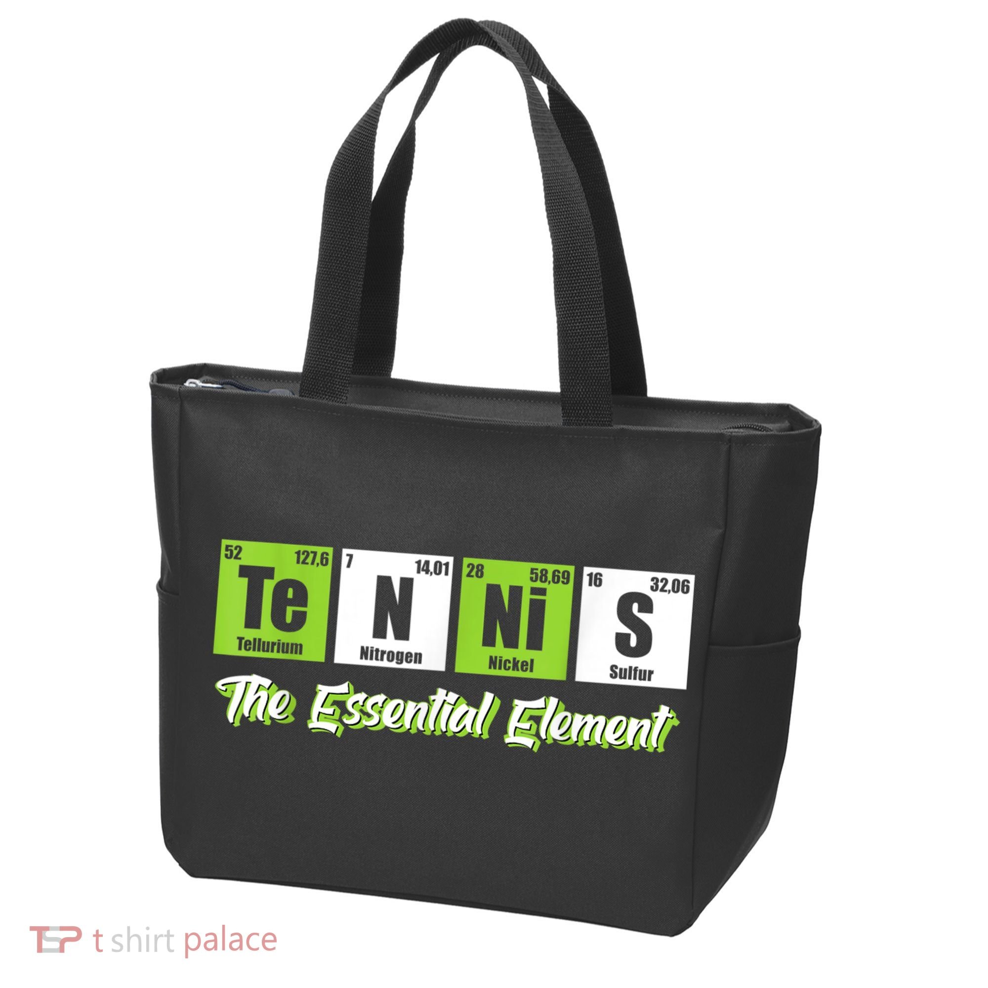 The Essential Element Funny Love Tennis Sience Tote Bag
