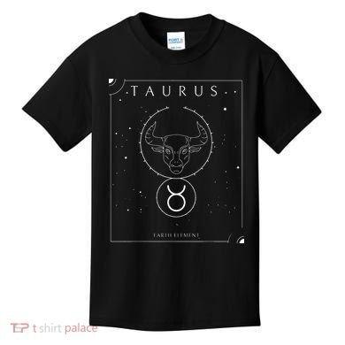 Taurus Earth Element Zodiac Kids T-Shirt