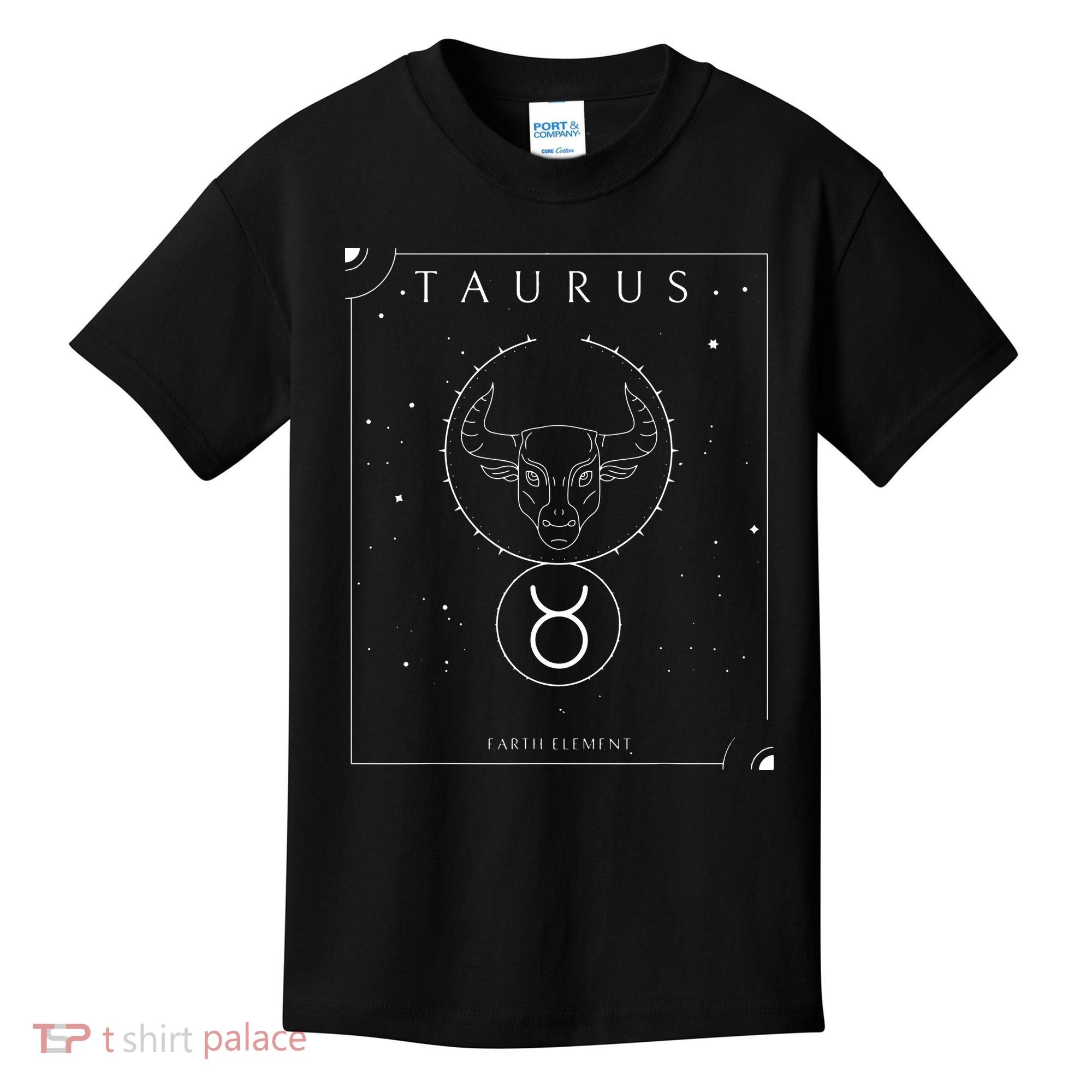Taurus Earth Element Zodiac Kids T-Shirt