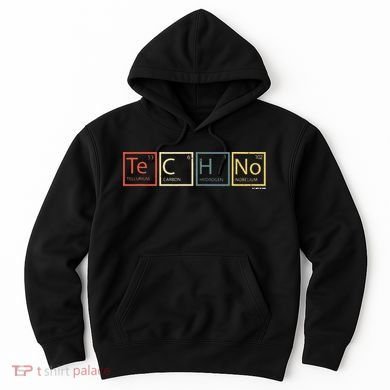 Techno Elements Festival Dark Techno Rave Hoodie