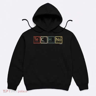 Techno Elements Festival Dark Techno Rave Hoodie
