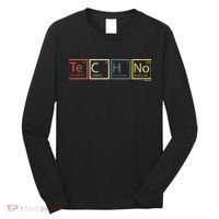 Techno Elements Festival Dark Techno Rave Long Sleeve Shirt thumb 0