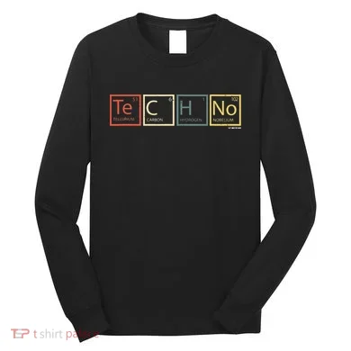 Techno Elements Festival Dark Techno Rave Long Sleeve Shirt
