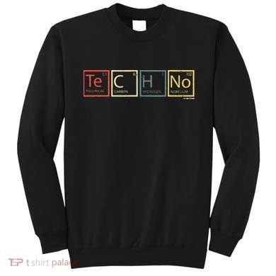 Techno Elements Festival Dark Techno Rave Sweatshirt
