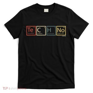 Techno Elements Festival Dark Techno Rave T-Shirt