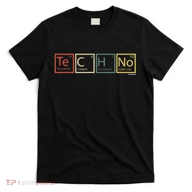 Techno Elements Festival Dark Techno Rave T-Shirt