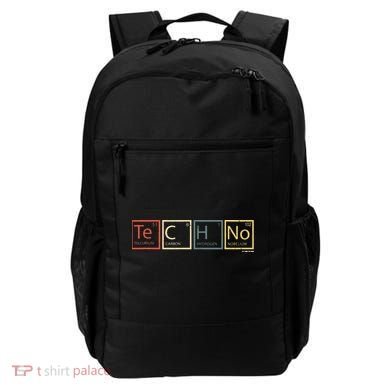 Techno Elements Festival Dark Techno Rave Backpack