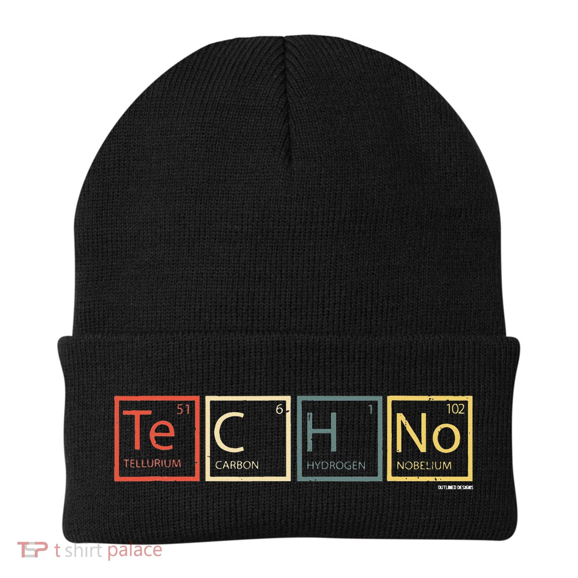Techno Elements Festival Dark Techno Rave Beanie