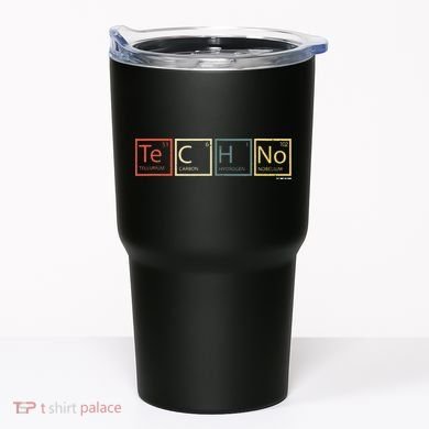 Techno Elements Festival Dark Techno Rave Tumbler