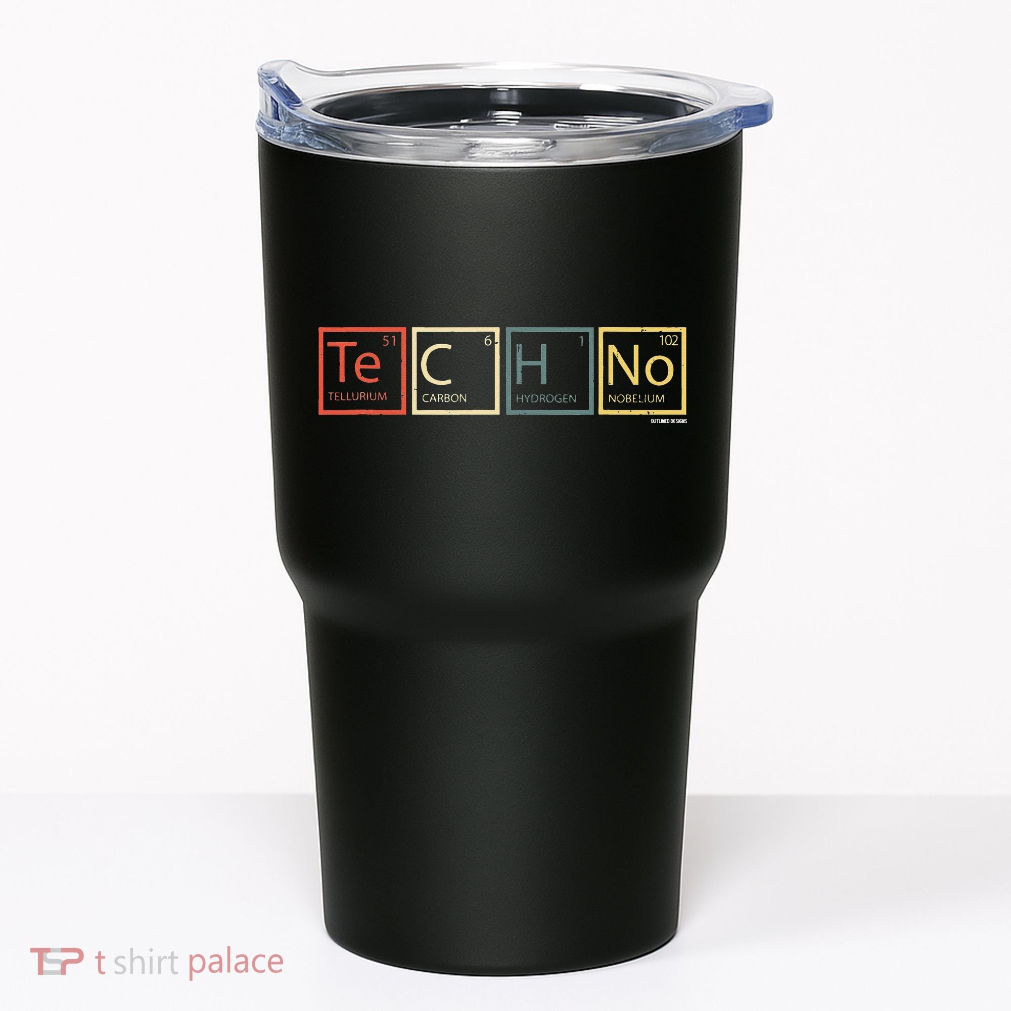Techno Elements Festival Dark Techno Rave Tumbler