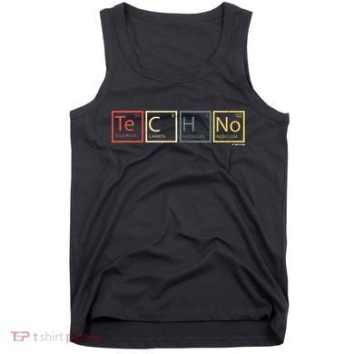 Techno Elements Festival Dark Techno Rave Tank Top