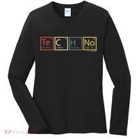 Techno Elements Festival Dark Techno Rave Women's Long Sleeve Shirt thumb 0