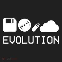 Technology Evolution Floppy Disk To The Cloud Women's Sweatshirt thumb 2