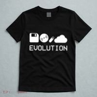Technology Evolution Floppy Disk To The Cloud T-Shirt thumb 5