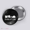 Technology Evolution Floppy Disk To The Cloud Button