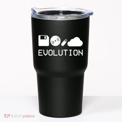 Technology Evolution Floppy Disk To The Cloud Tumbler