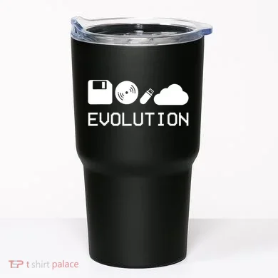 Technology Evolution Floppy Disk To The Cloud Tumbler
