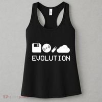 Technology Evolution Floppy Disk To The Cloud Women's Tank Top thumb 3