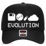 Technology Evolution Floppy Disk To The Cloud Hat