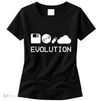 Technology Evolution Floppy Disk To The Cloud Women's T-Shirt thumb 0