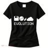 Technology Evolution Floppy Disk To The Cloud Women's T-Shirt