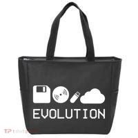 Technology Evolution Floppy Disk To The Cloud Tote Bag thumb 0