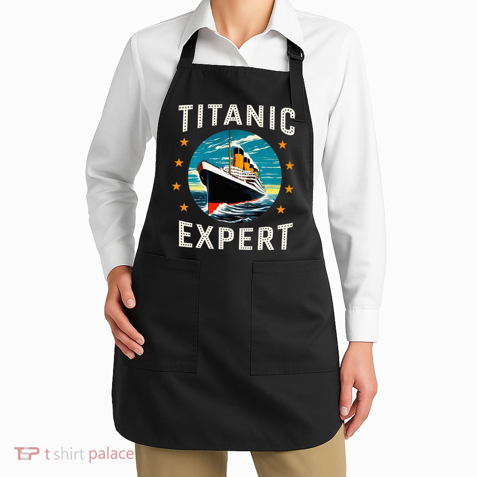 Titanic Expert Funny Rms Titanic Birthday Apron