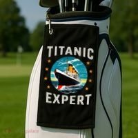 Titanic Expert Funny Rms Titanic Birthday Golf Towel thumb 2