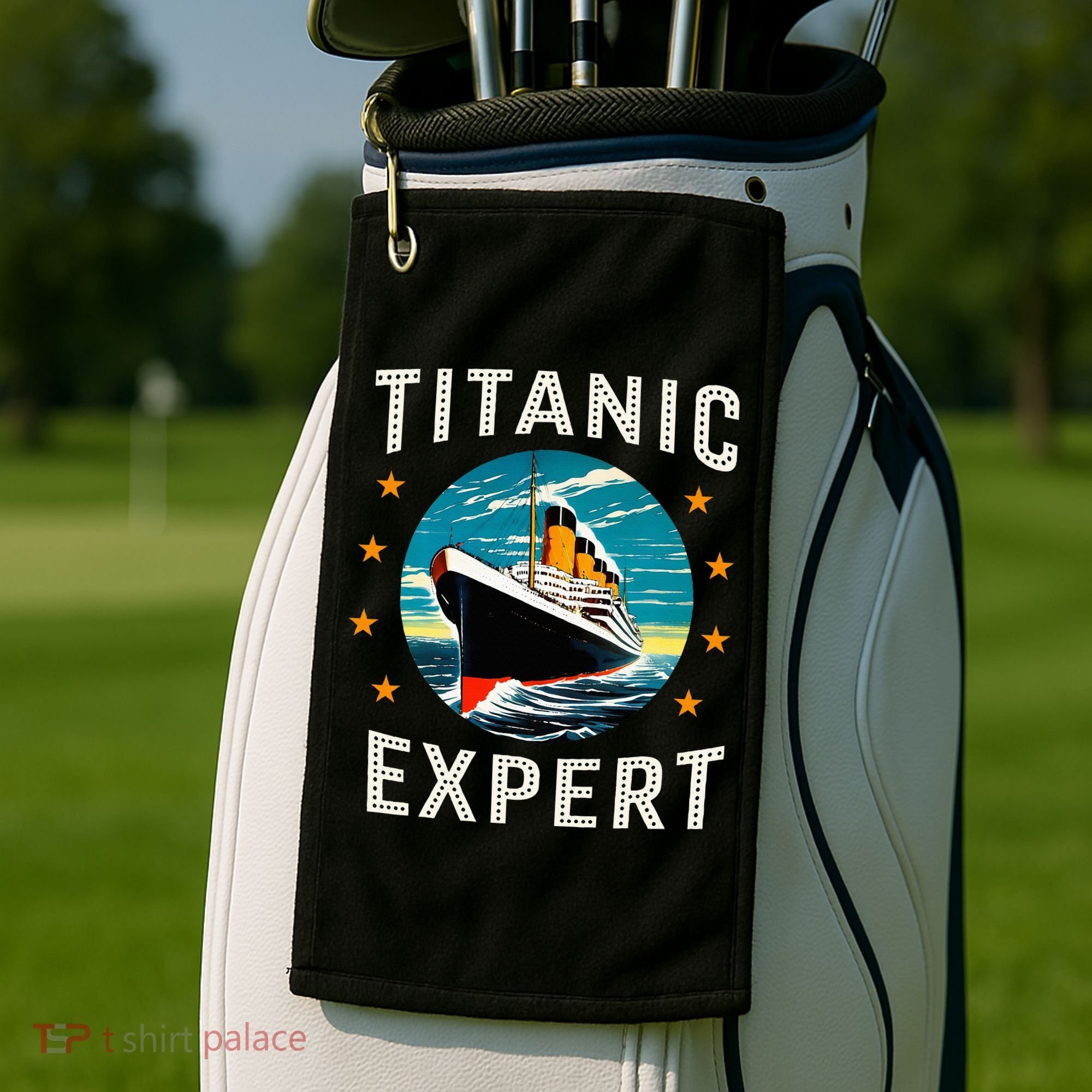 Titanic Expert Funny Rms Titanic Birthday Golf Towel