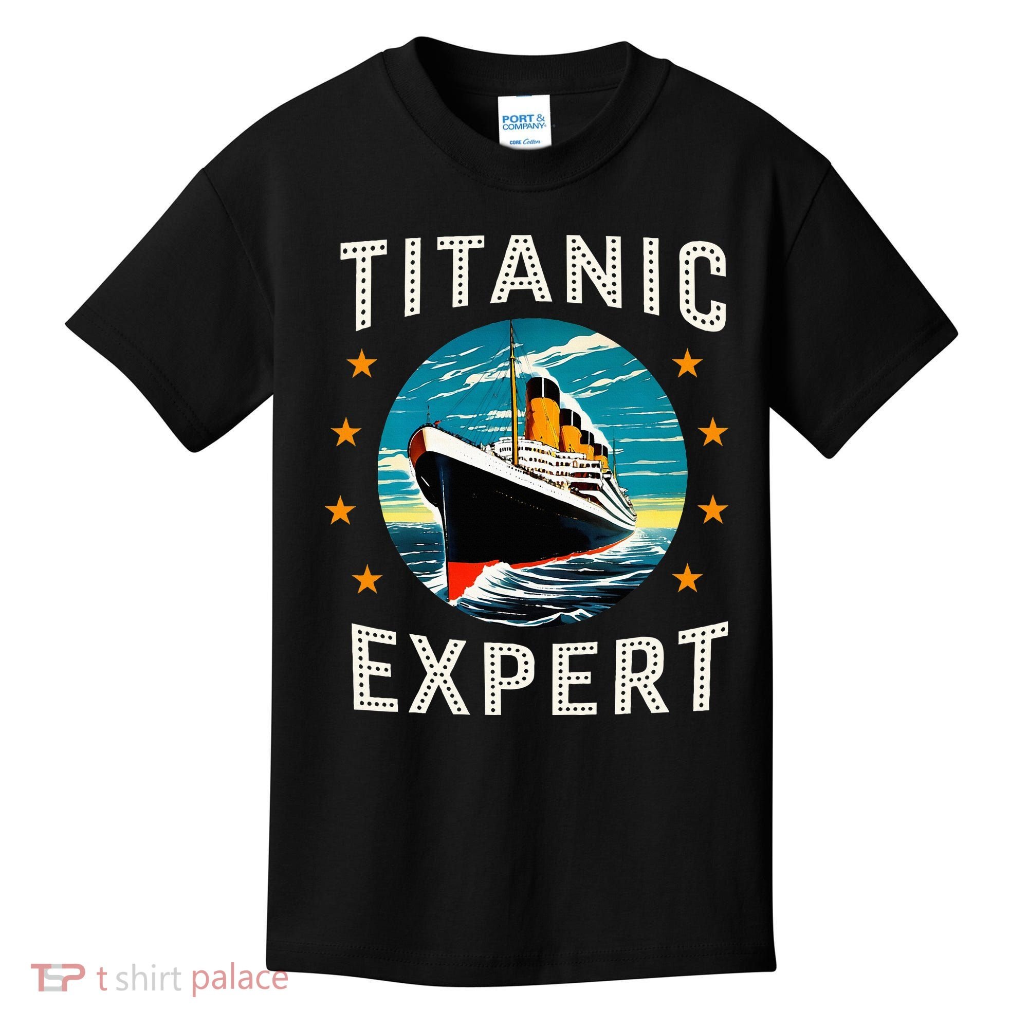 Titanic Expert Funny Rms Titanic Birthday Kids T-Shirt