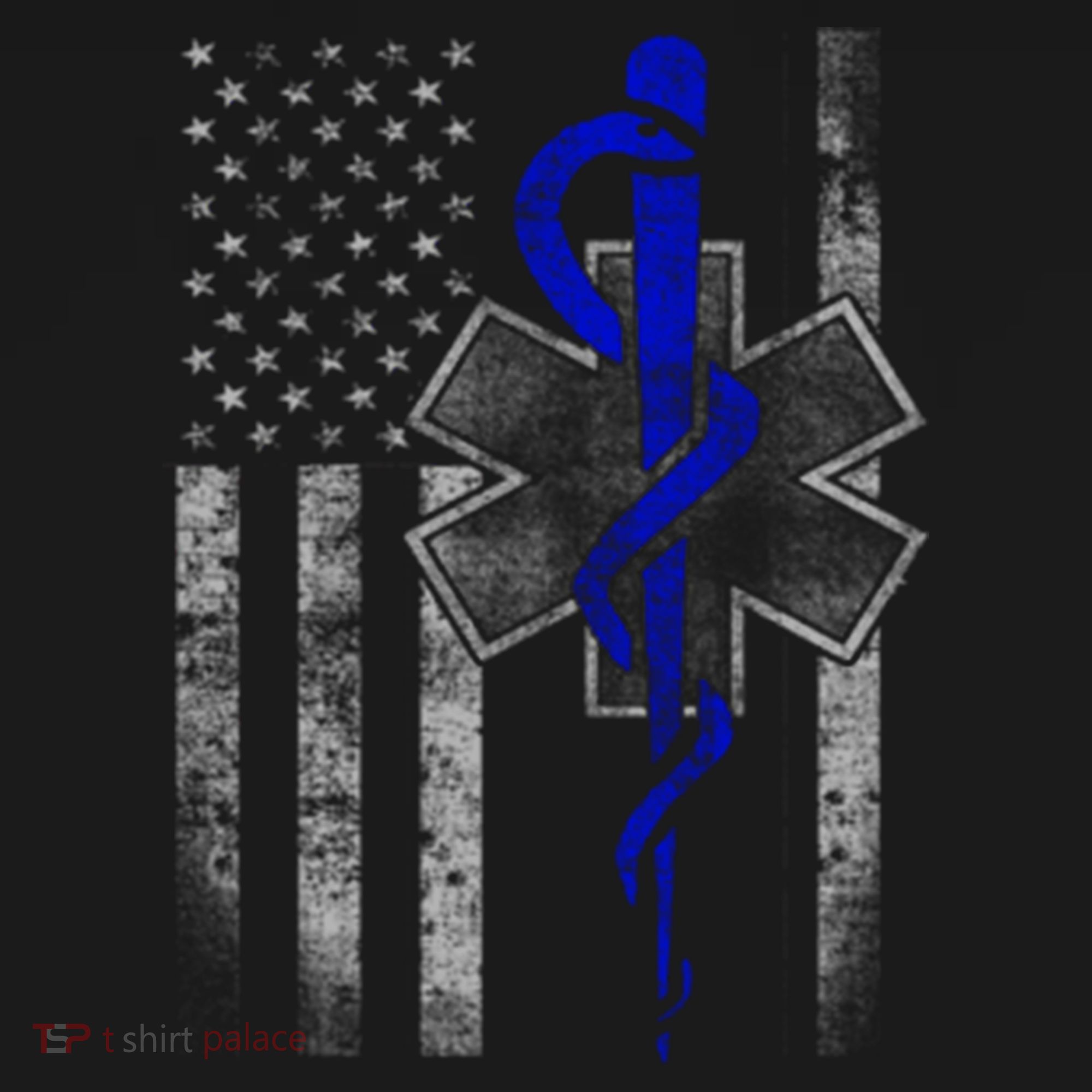 Twosided Emt / First Responder Flag Gift Cute Gift Backpack