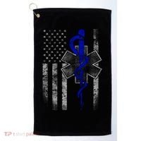 Twosided Emt / First Responder Flag Gift Cute Gift Golf Towel thumb 0