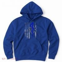 Twosided Emt / First Responder Flag Gift Cute Gift Hoodie thumb 0