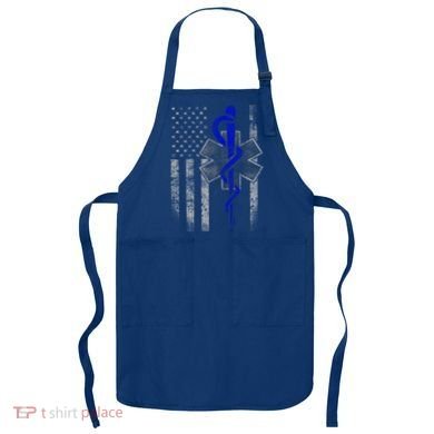 Twosided Emt / First Responder Flag Gift Cute Gift Apron
