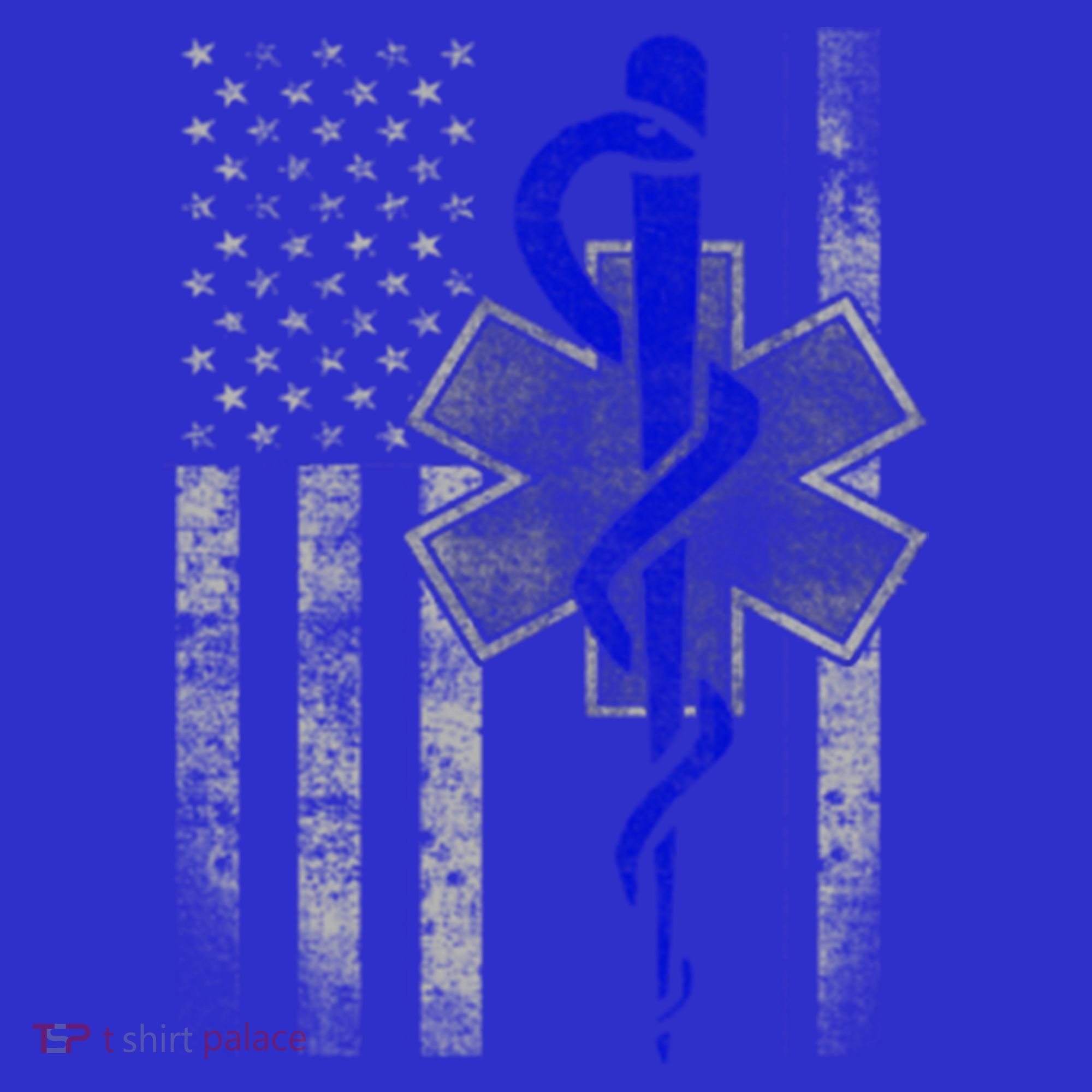 Twosided Emt / First Responder Flag Gift Cute Gift Women's Long Sleeve Shirt