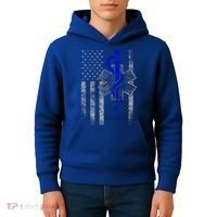 Twosided Emt / First Responder Flag Gift Cute Gift Kids Hoodie thumb 4