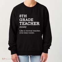 Team Eighth Grade Back To School 8th Grade Teacher Student Women's Sweatshirt thumb 0
