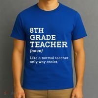 Team Eighth Grade Back To School 8th Grade Teacher Student T-Shirt thumb 3