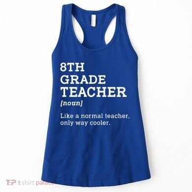 Team Eighth Grade Back To School 8th Grade Teacher Student Women's Tank Top