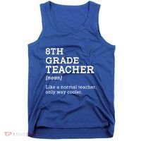Team Eighth Grade Back To School 8th Grade Teacher Student Tank Top thumb 0