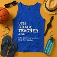 Team Eighth Grade Back To School 8th Grade Teacher Student Tank Top thumb 4