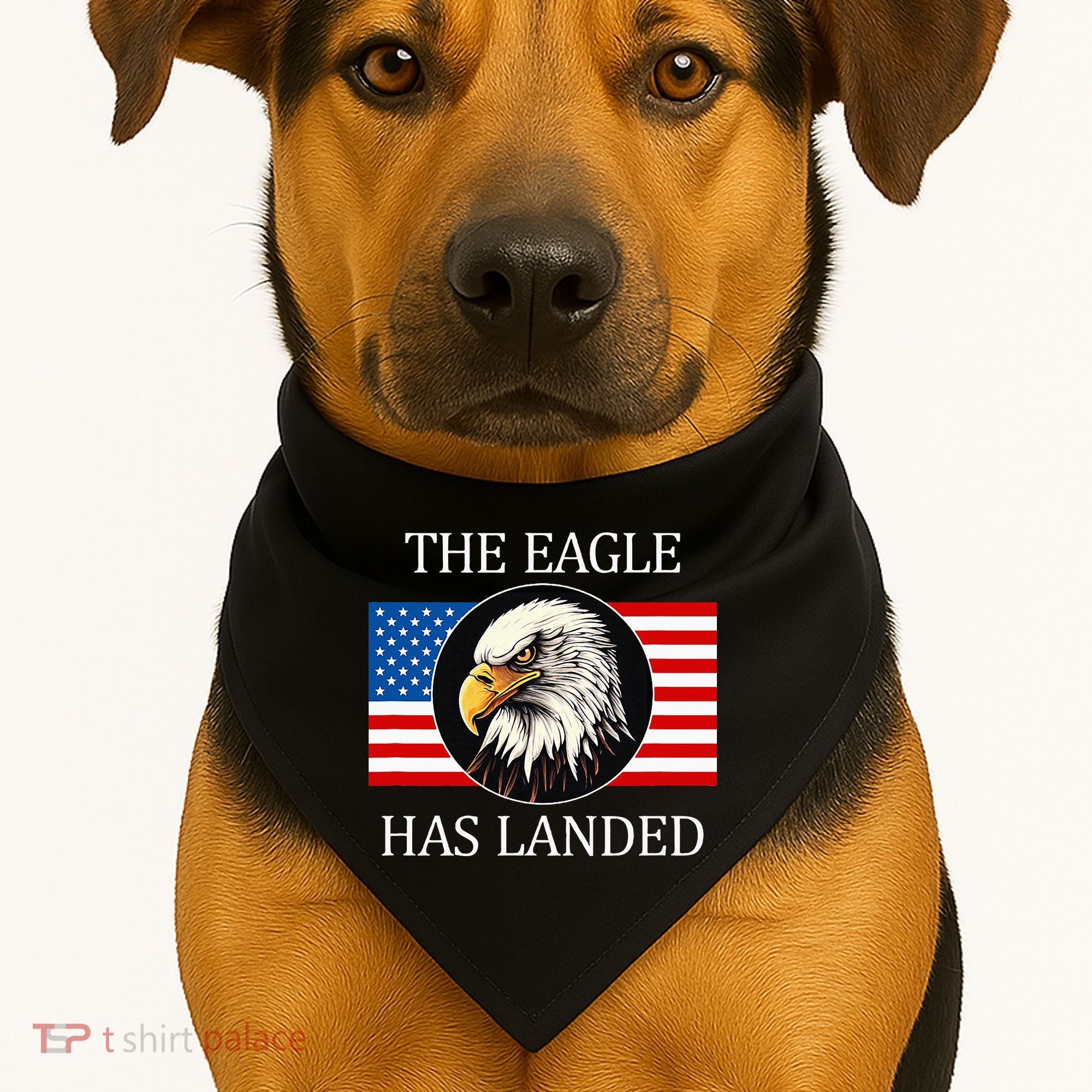 The Eagle Has Landed USA-Made Doggie Bandana