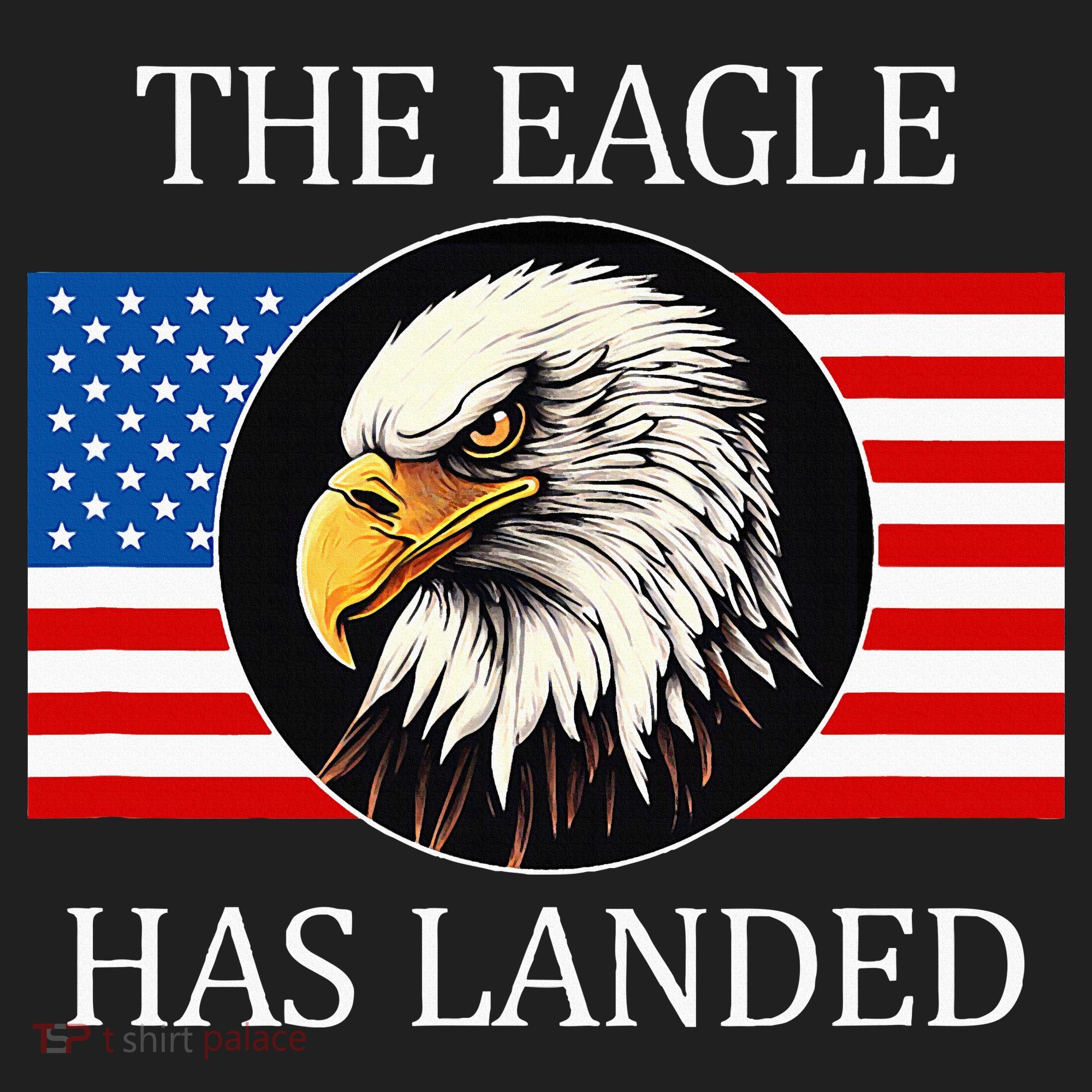 The Eagle Has Landed Golf Towel