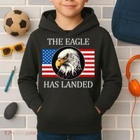 The Eagle Has Landed Kids Hoodie thumb 2